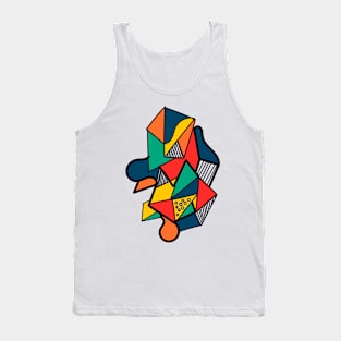 Abstract art Modern geometric art Tank Top